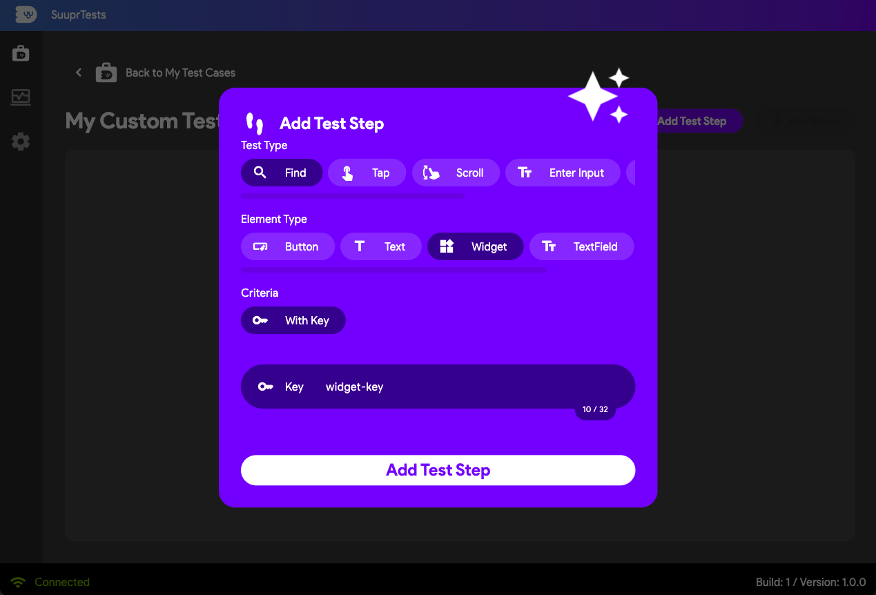 Find Widget with Key